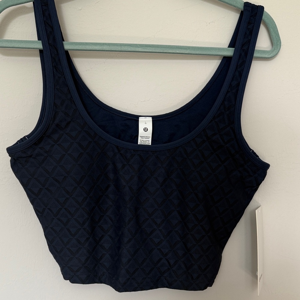 Lululemon textured Mesh Tennis Tank